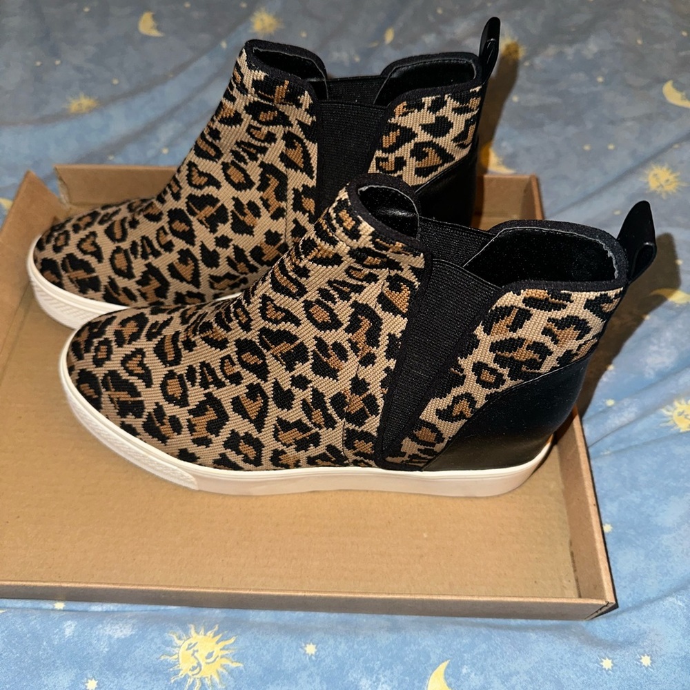 Steve Madden High Top Wedge Sneakers
